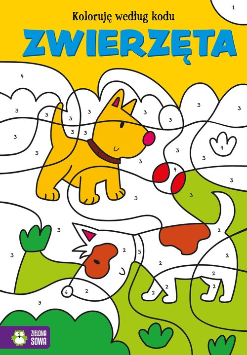 Koloruję według kodu Zwierzęta