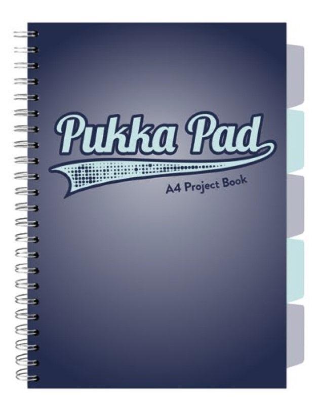 Kołozeszyt Pukka Pad A4 Project Book Navy granatowy