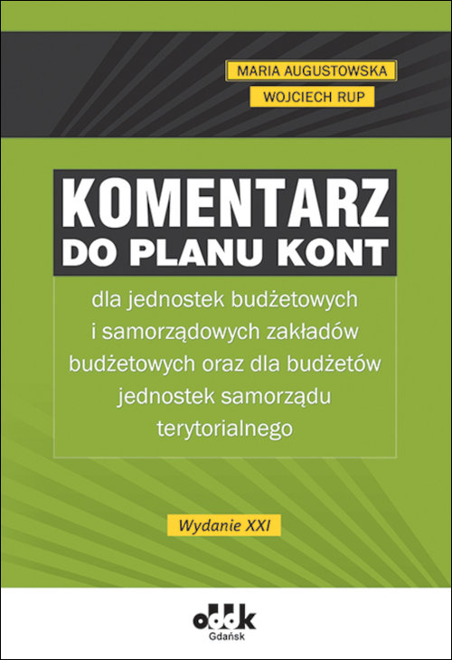 Komentarz do planu kont