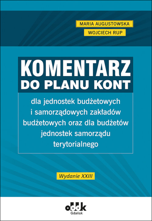 Komentarz do planu kont
