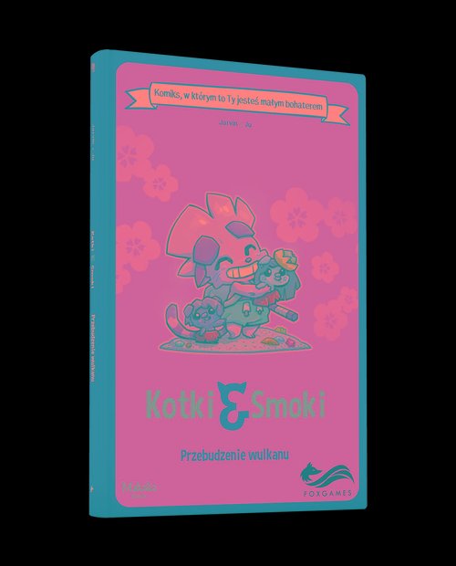 Komiks paragrafowy Kotki i smoki Przebudzenie wulkanu