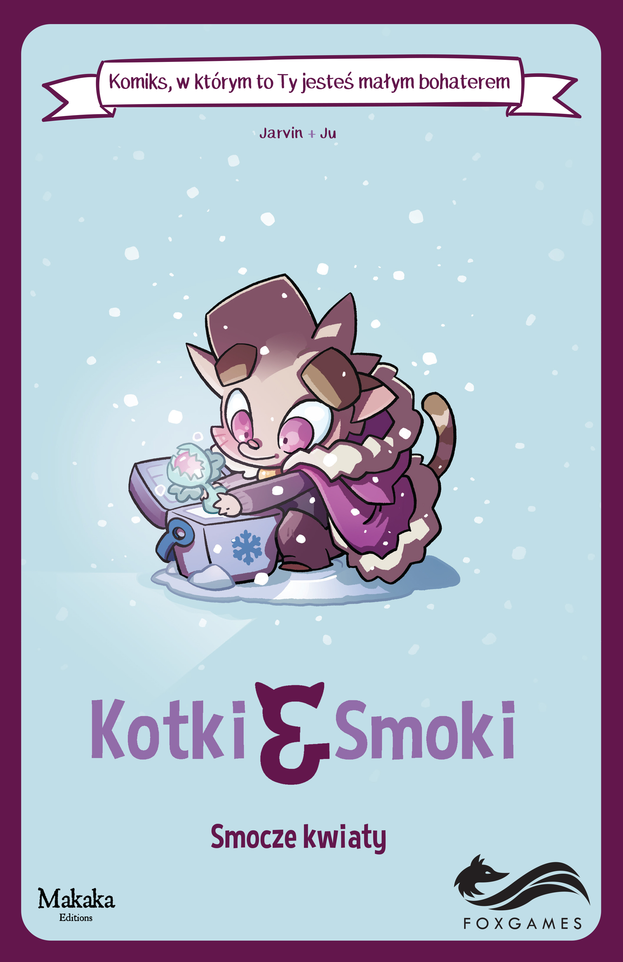 Komiks paragrafowy Kotki i smoki Smocze kwiaty