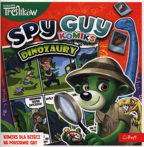 Komiks Spy Guy Dinozaury Rodzina Treflików