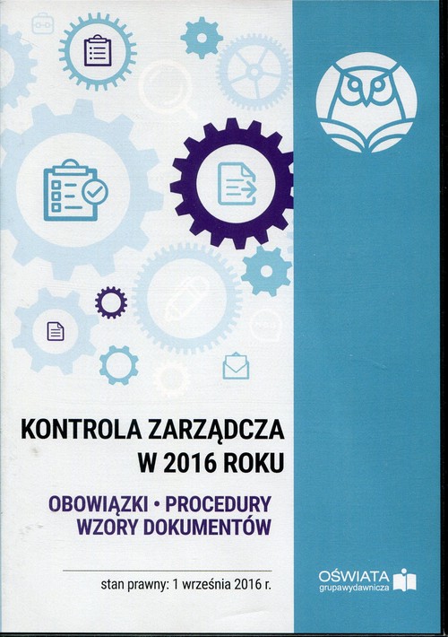 Kontrola zarządcza w 2016 roku