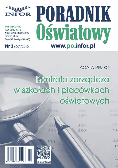 Kontrola zarządcza w szkołach i placówkach oświatowych