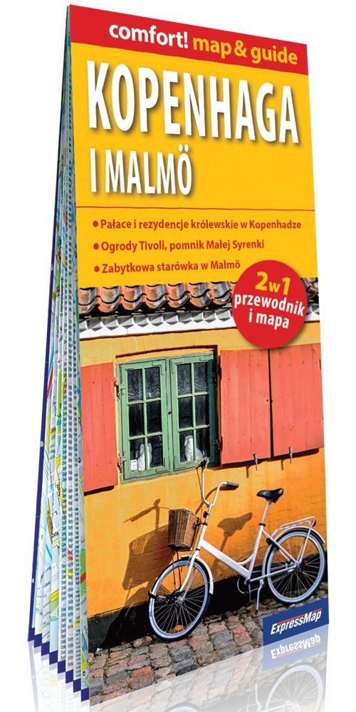 Kopenhaga i Malmö 2w1 Przewodnik i mapa