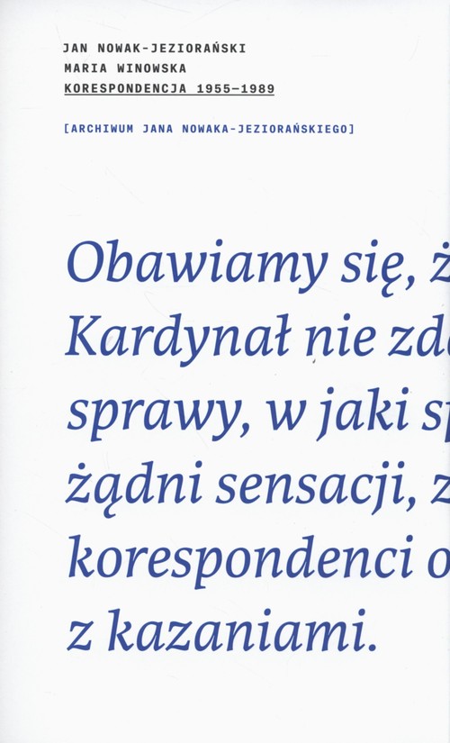 Korespondencja 1955-1989