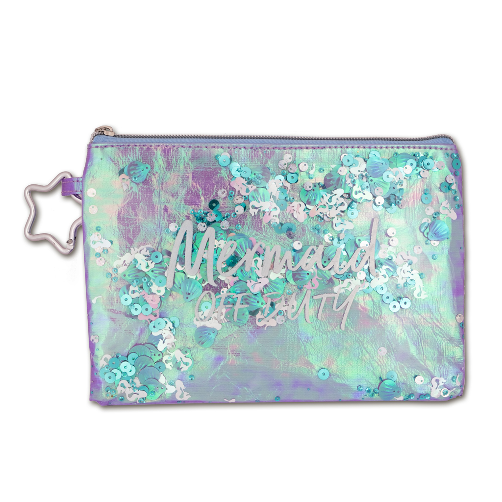 Kosmetyczka mermaid fioletowa