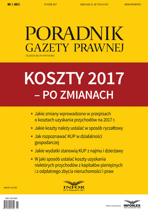 Koszty 2017 - po zmianach