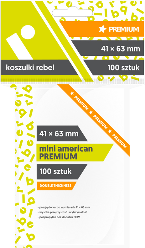 Koszulki na karty Mini American Premium