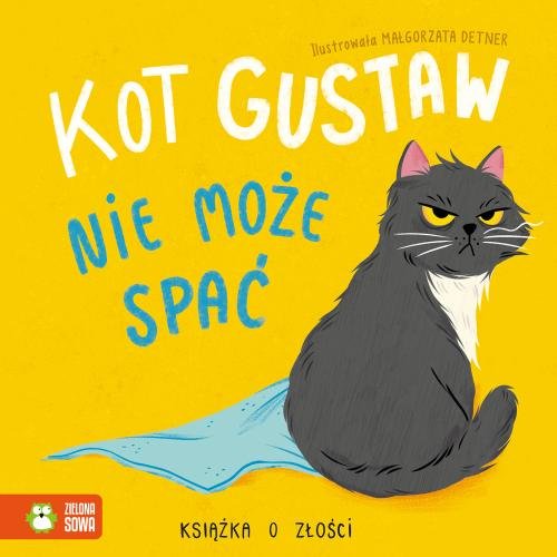Kot Gustaw nie może spać