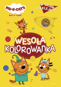 Kot-o-ciaki Wesoła kolorowanka z naklejkami