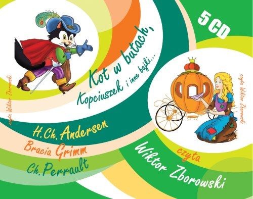 Kot w butach, Kopciuszek i inne bajki... Książka audio na CD (5 płyt)
