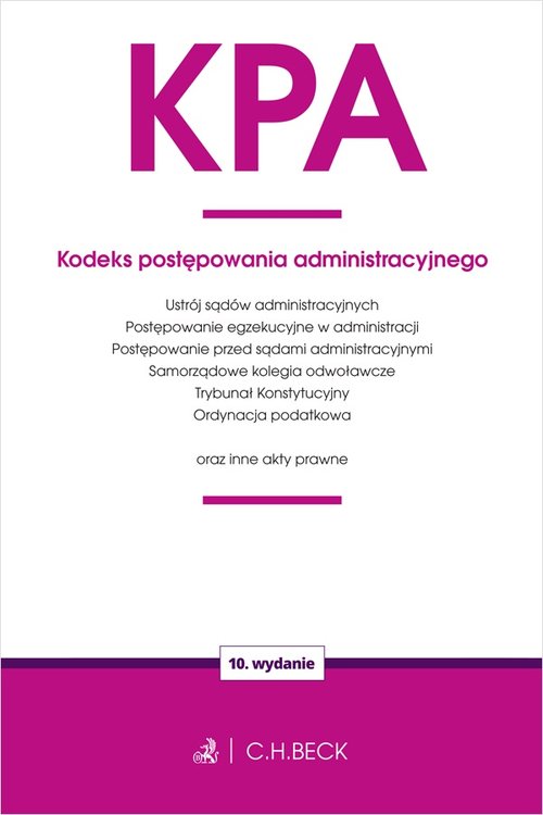 KPA Kodeks postępowania administracyjnego