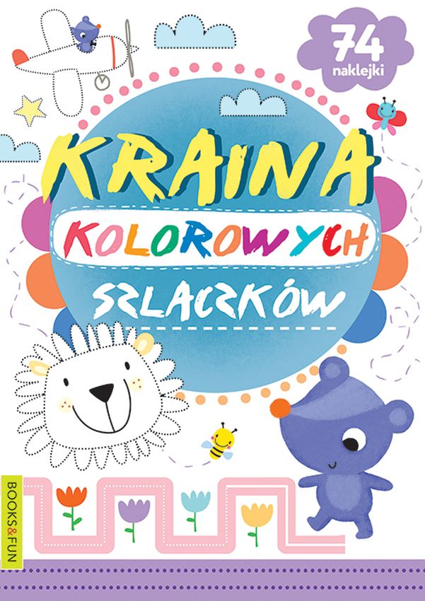 Kraina kolorowych szlaczków z naklejkami