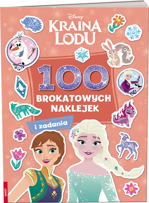 Kraina Lodu 100 Brokatowych naklejek