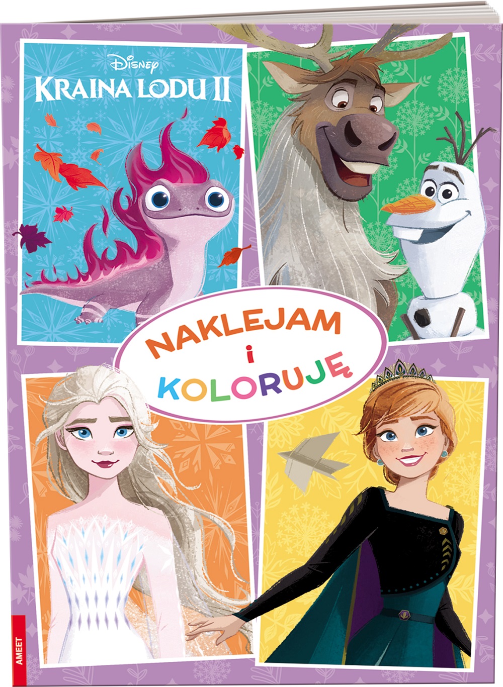 Kraina Lodu 2 Naklejam i koloruję