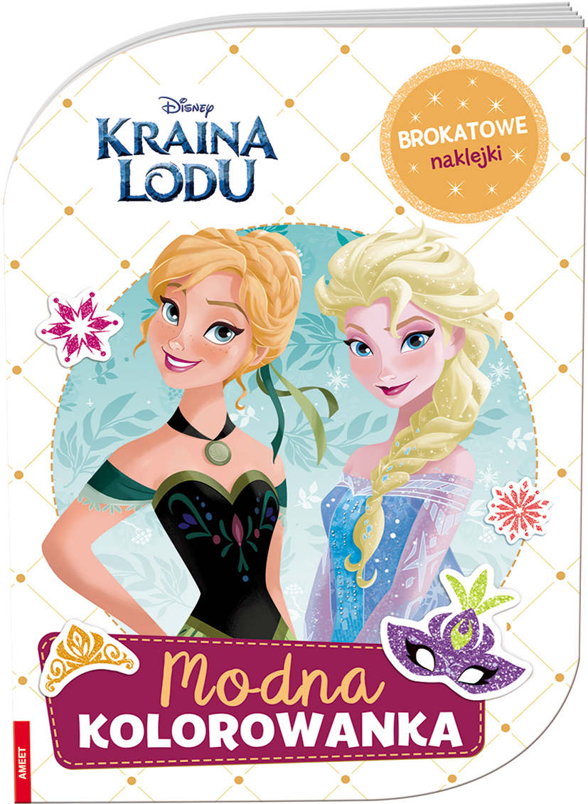 Kraina Lodu Modna kolorowanka