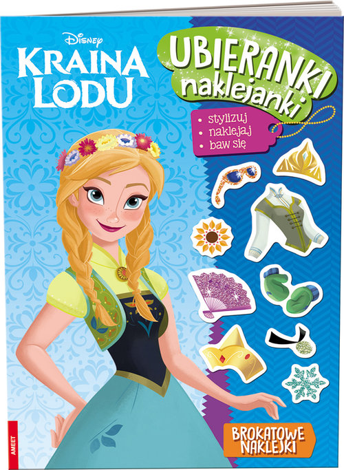 Kraina lodu Ubieranki, naklejanki