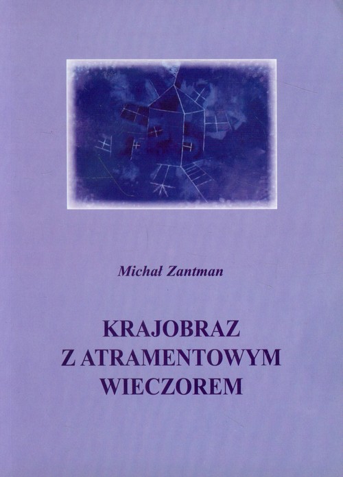 Krajobraz z atramentowym wieczorem