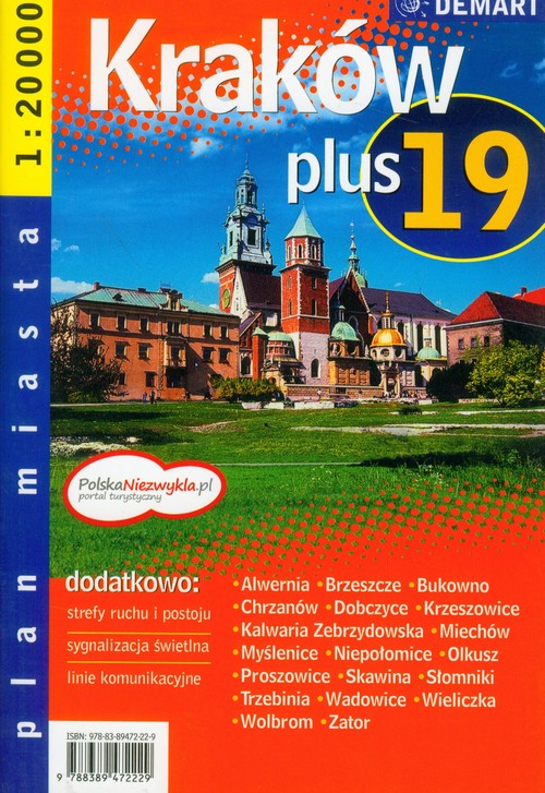 Kraków - atlas miast (skala 1:20 000)