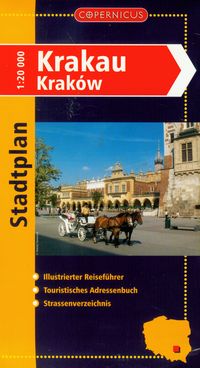 Kraków plan miasta wersja niemiecka