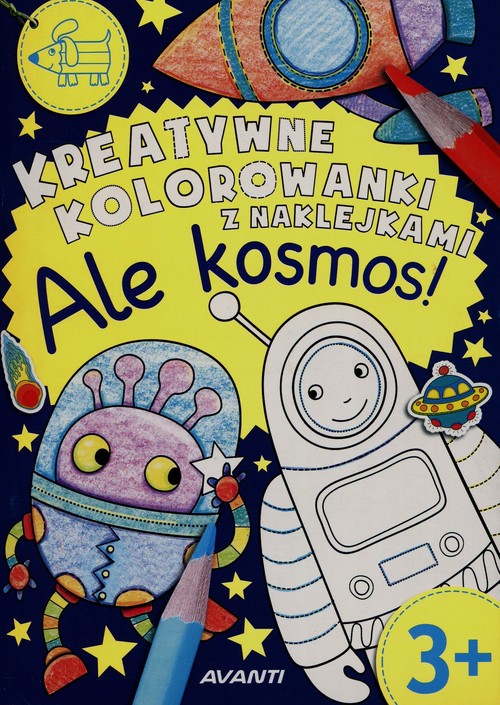 Kreatywne kolorowanki z naklejkami Ale kosmos