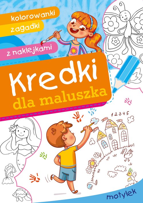 Kredki dla maluszka Motylek