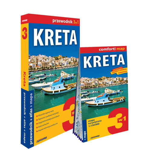 Kreta 3w1 przewodnik + atlas + mapa