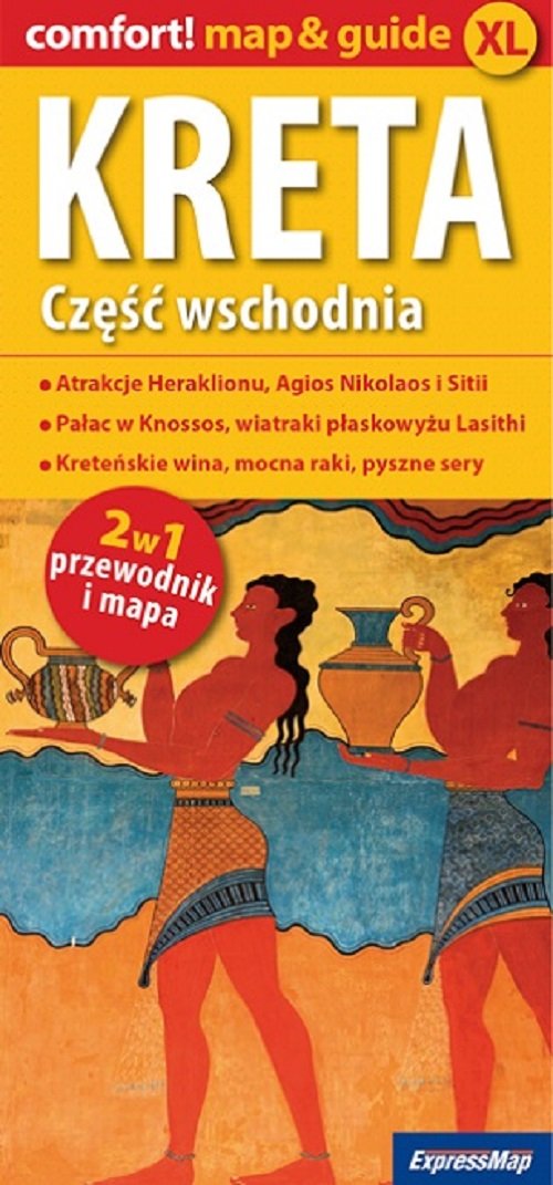 Comfort! mapguide XL. Kreta. Część wschodnia 2w1. Przewodnik i mapa