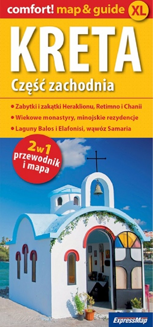 Comfort! mapguide XL. Kreta. Część zachodnia 2w1. Przewodnik i mapa