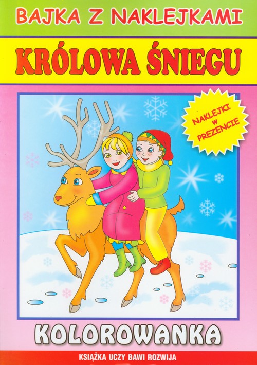 Królowa śniegu Bajka z naklejkami