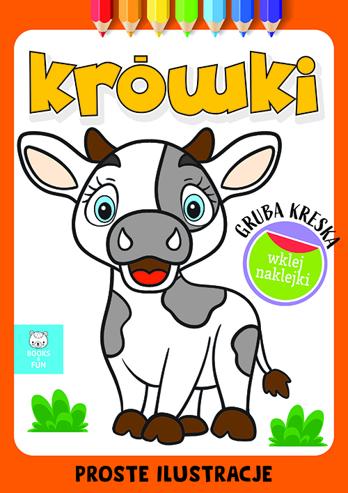 Krówki Gruba kreska z naklejkami