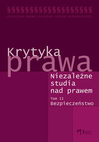 Krytyka prawa Niezależne studia nad prawem