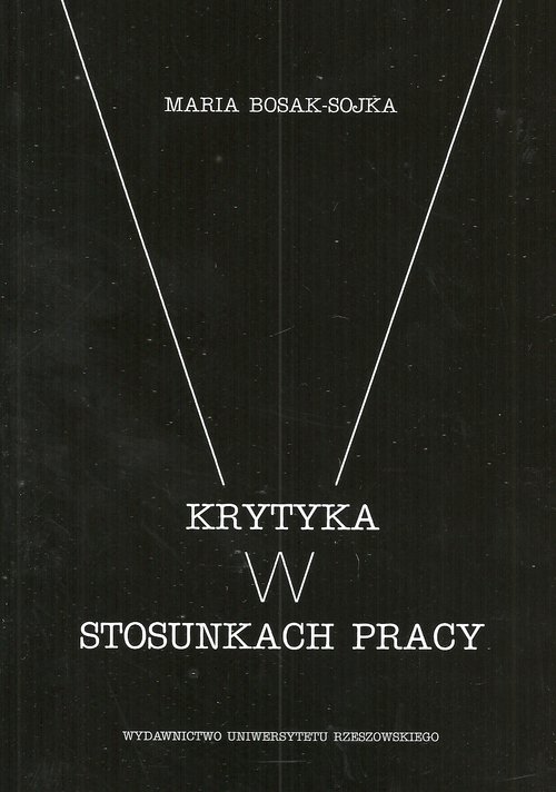 Krytyka w stosunkach pracy