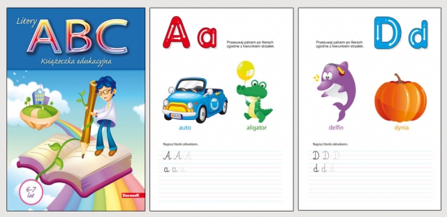 KSIAZECZKA EDUKACYJNA ABC LITERY-DANM