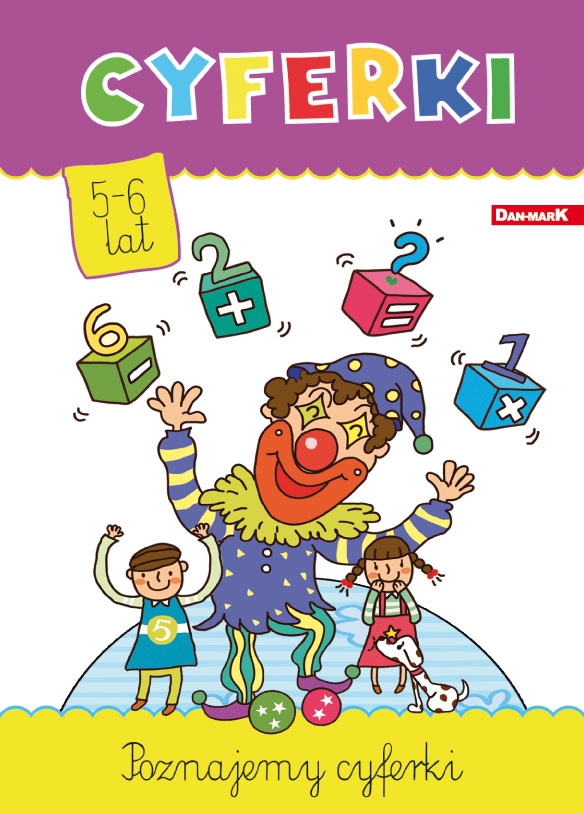 KSIAZECZKA EDUKACYJNA CYFERKI 5-6 LAT-DANM