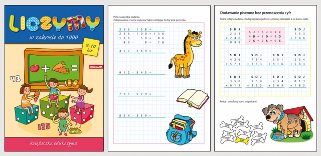 KSIAZECZKA EDUKACYJNA LICZYMY DO 1000-DANM