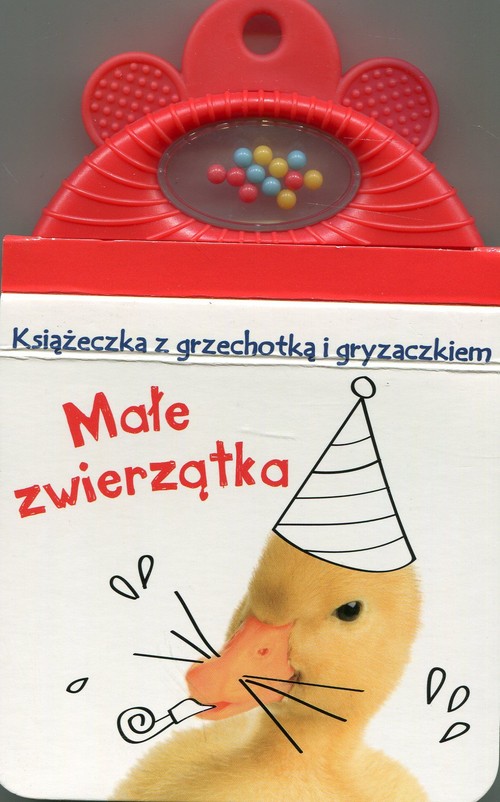 Książeczka z grzechotką i gryzaczkiem Małe zwierzątka