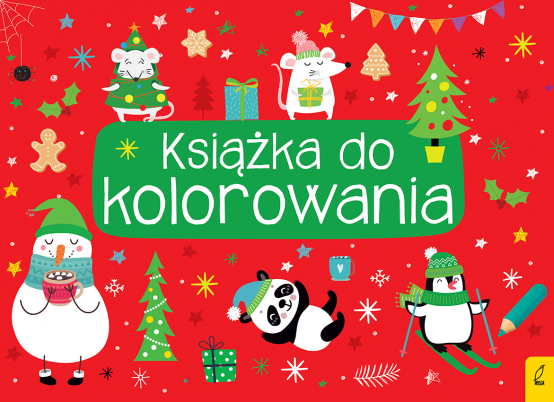 Książka do kolorowania z bałwankiem