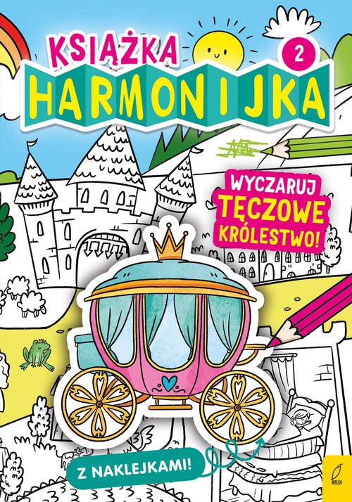 Książka harmonijka 2 Wyczaruj tęczowe królestwo