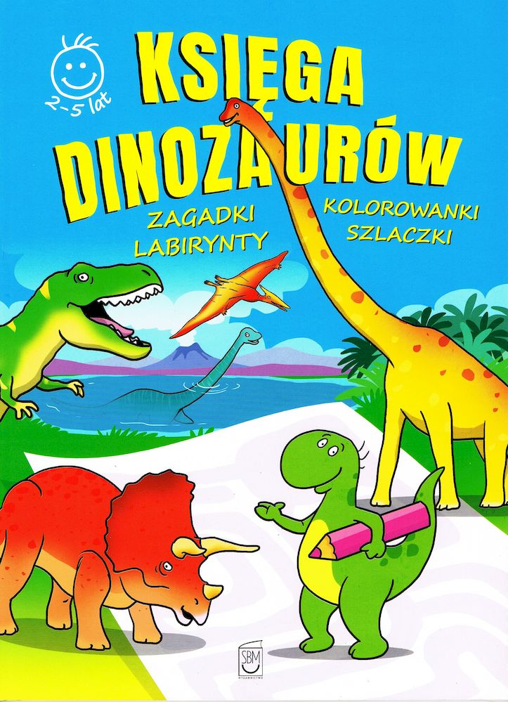 Księga Dinozaurów activity Zagadki, kolorowanki, labirynty, szlaczki