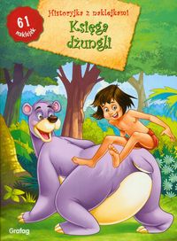 Księga dżungli Historyjka z naklejkami