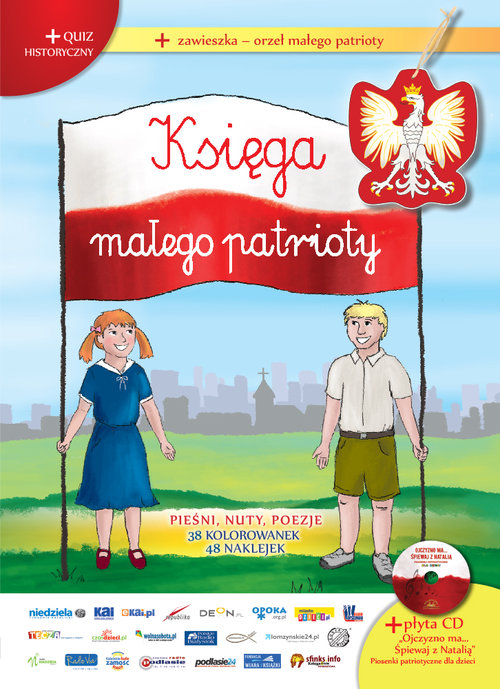 Księga małego patrioty z płytą CD + zawieszka