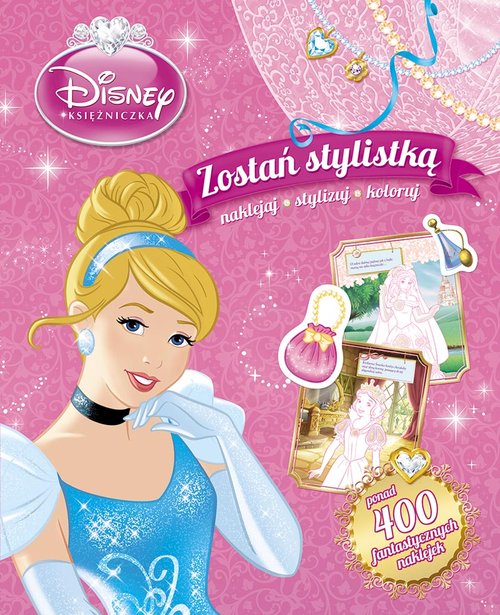 Disney Księżniczka. Teczka stylistki + 400 naklejek