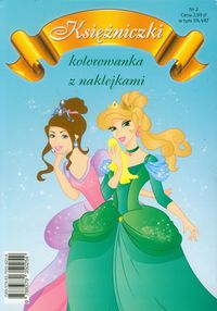 Księżniczki 2 Kolorowanka z naklejkami