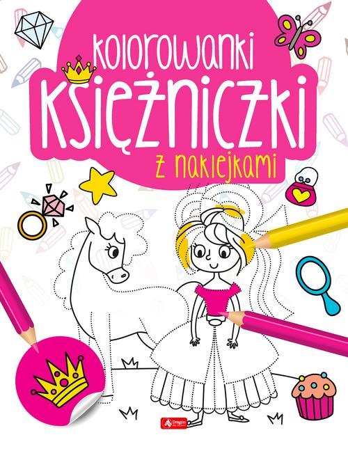 Księżniczki Kolorowanka z naklejkami