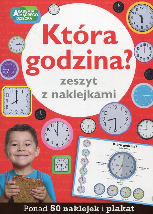 Która godzina? Zeszyt z naklejkami