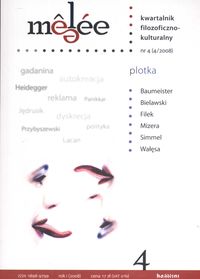 Kwartalnik filozoficzno-kulturalny nr 4/08 plotka