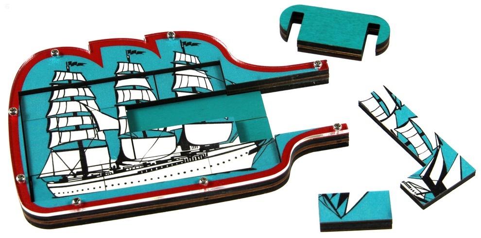 Łamigłówka Ship in a Bottle Recent Toys poziom 3/5
